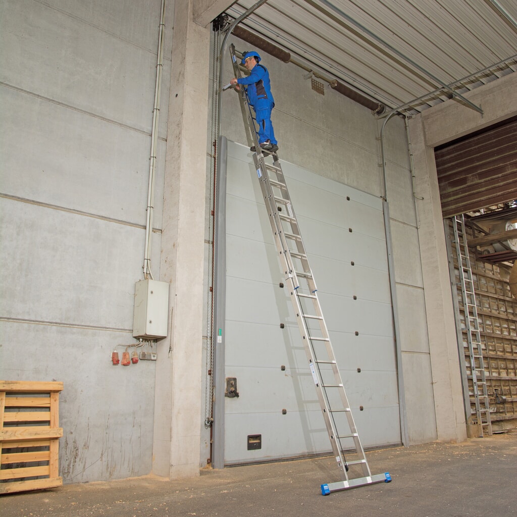 KRAUSE® STABILO Seilzug-Anlegeleiter, 2-teilig, Standhöhe 8,95 m Produktabbildung Nr. 5: KRAUSE® STABILO Seilzug-Anlegeleiter, 2-teilig, Standhöhe 8,95 m
