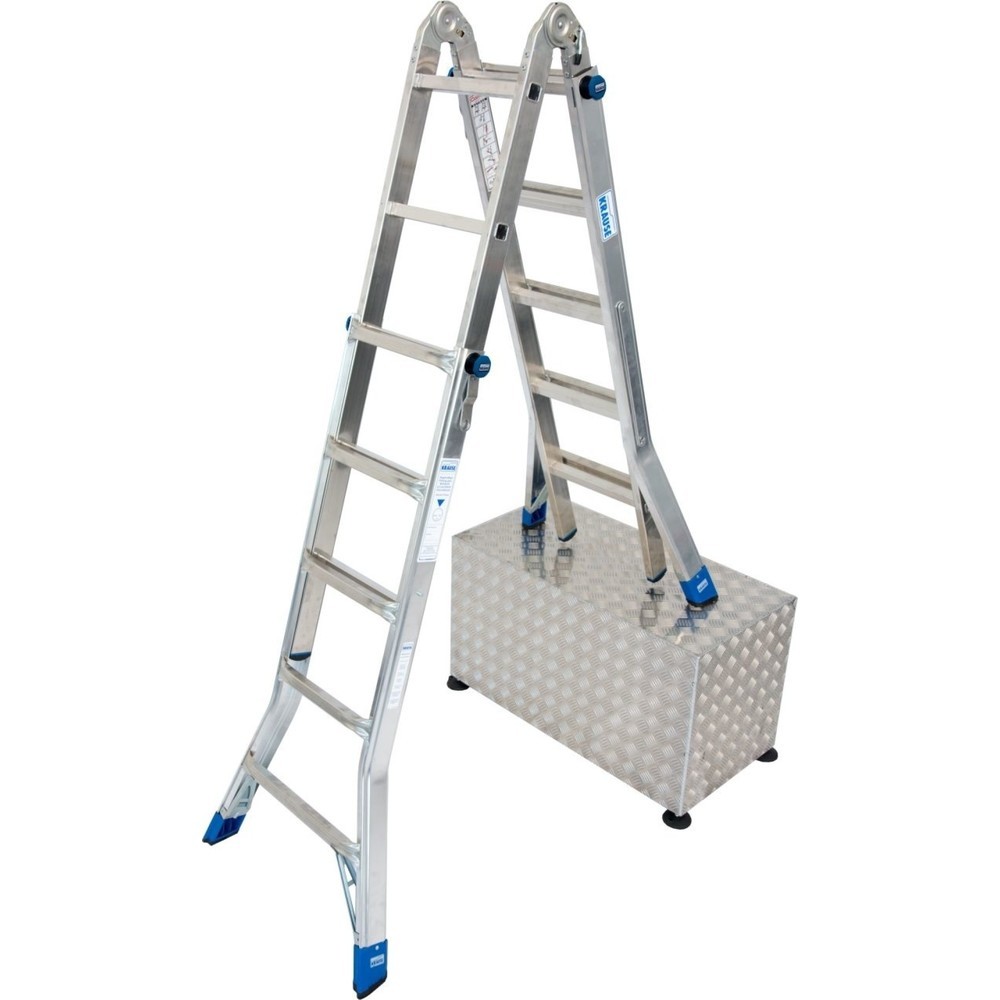 Produktabbildung Nr. 1: KRAUSE® STABILO Gelenk-Teleskopleiter 4x5 Sprossen