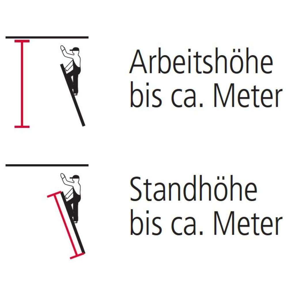 Produktabbildung Nr. 3: KRAUSE® STABILO Seilzug-Anlegeleiter, 2-teilig, Standhöhe 8,95 m