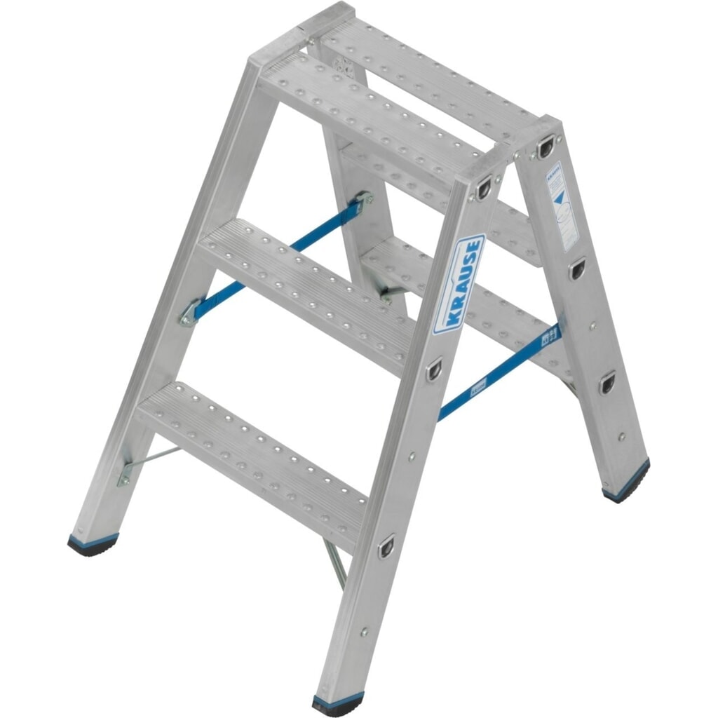 KRAUSE® STABILO Doppelleiter 2x3 Stufen R13 Produktabbildung: KRAUSE® STABILO Doppelleiter 2x3 Stufen R13