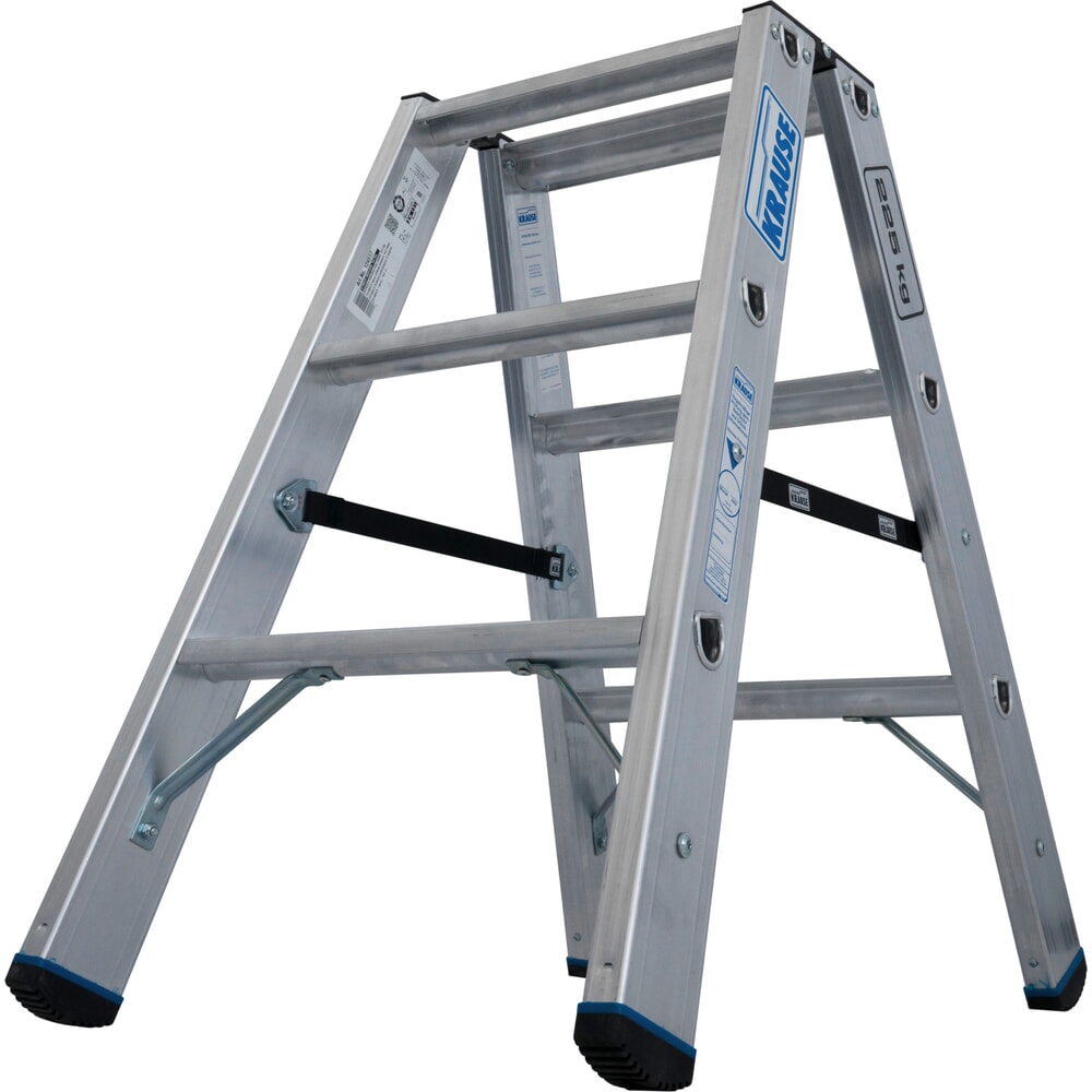 Produktabbildung Nr. 7: KRAUSE® STABILO Stufenstehleiter, beidseitig begehbar, Tragfähigkeit 225 kg, 2 x 3 Stufen