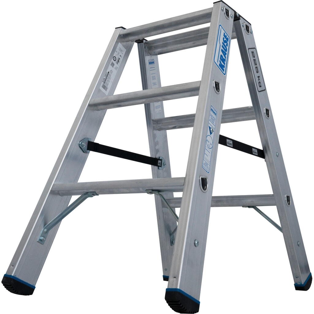 Produktabbildung Nr. 7: KRAUSE® STABILO Stufenstehleiter, beidseitig begehbar, Tragfähigkeit 225 kg, 2 x 3 Stufen