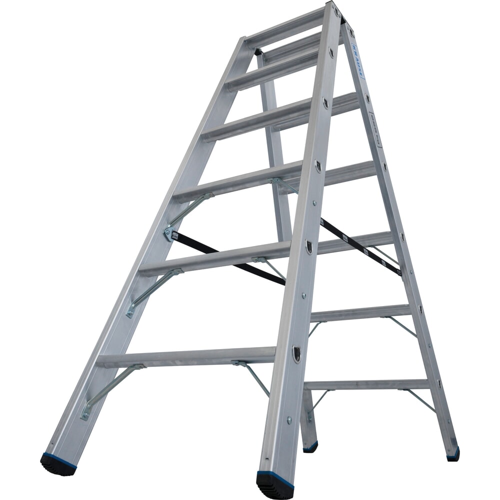 Zdjęcie produktu nr 7: Drabina ze stopniami wolnostojąca KRAUSE® STABILO, dwustronna, udźwig 225 kg, 2 x 6 stopni