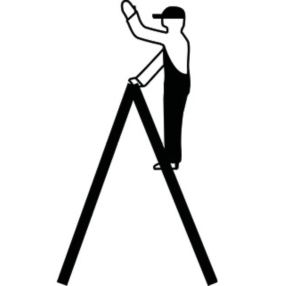Produktabbildung Nr. 9: KRAUSE® STABILO Stufenstehleiter, beidseitig begehbar, Tragfähigkeit 225 kg, 2 x 3 Stufen