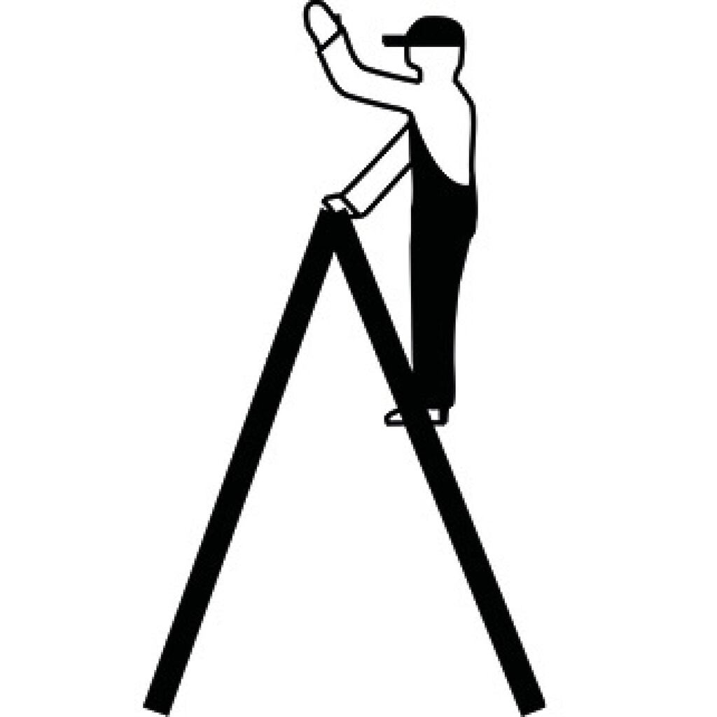 KRAUSE® STABILO Stufenstehleiter, beidseitig begehbar, Tragfähigkeit 225 kg, 2 x 4 Stufen Produktabbildung Nr. 8: KRAUSE® STABILO Stufenstehleiter, beidseitig begehbar, Tragfähigkeit 225 kg, 2 x 4 Stufen