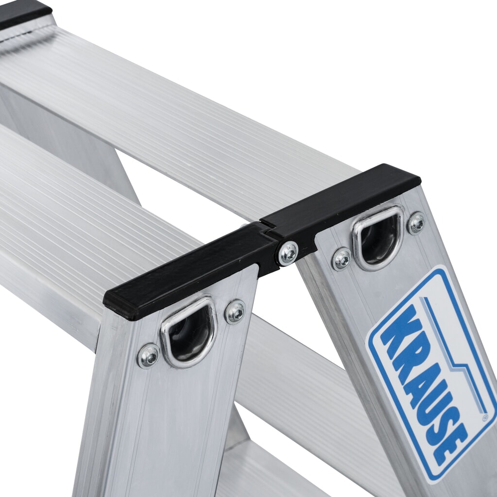 KRAUSE® STABILO Stufenstehleiter, beidseitig begehbar, Tragfähigkeit 225 kg, 2 x 4 Stufen Produktabbildung Nr. 9: KRAUSE® STABILO Stufenstehleiter, beidseitig begehbar, Tragfähigkeit 225 kg, 2 x 4 Stufen