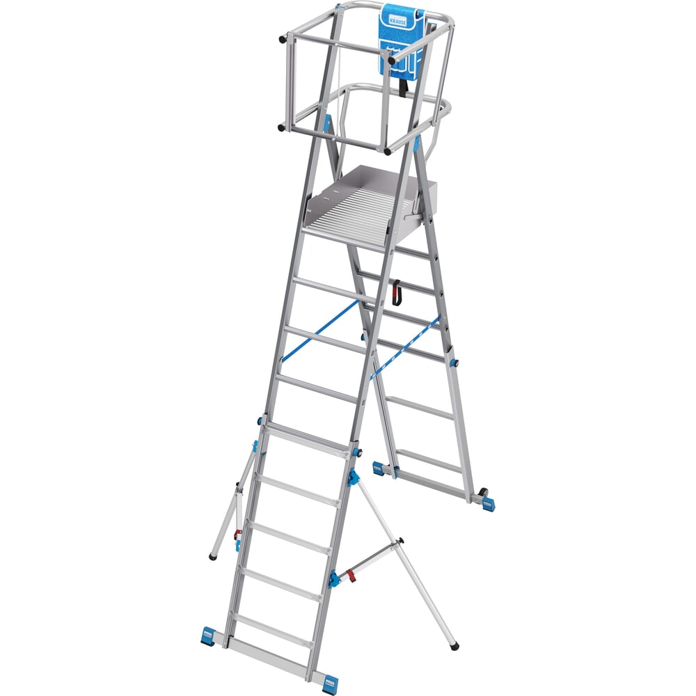 Produktabbildung Nr. 19: KRAUSE® STABILO Teleskop-Podestleiter mit großer Standplattform SkyMatic 5-9 Sprossen