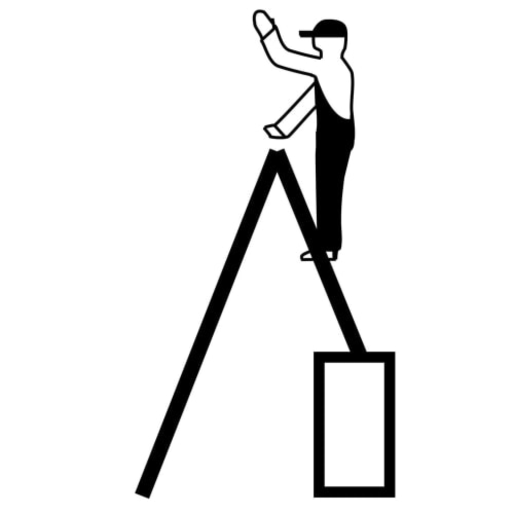 Produktabbildung Nr. 7: KRAUSE® STABILO Teleskopleiter mit Stufen, beidseitig begehbar, 2 x 7 Stufen