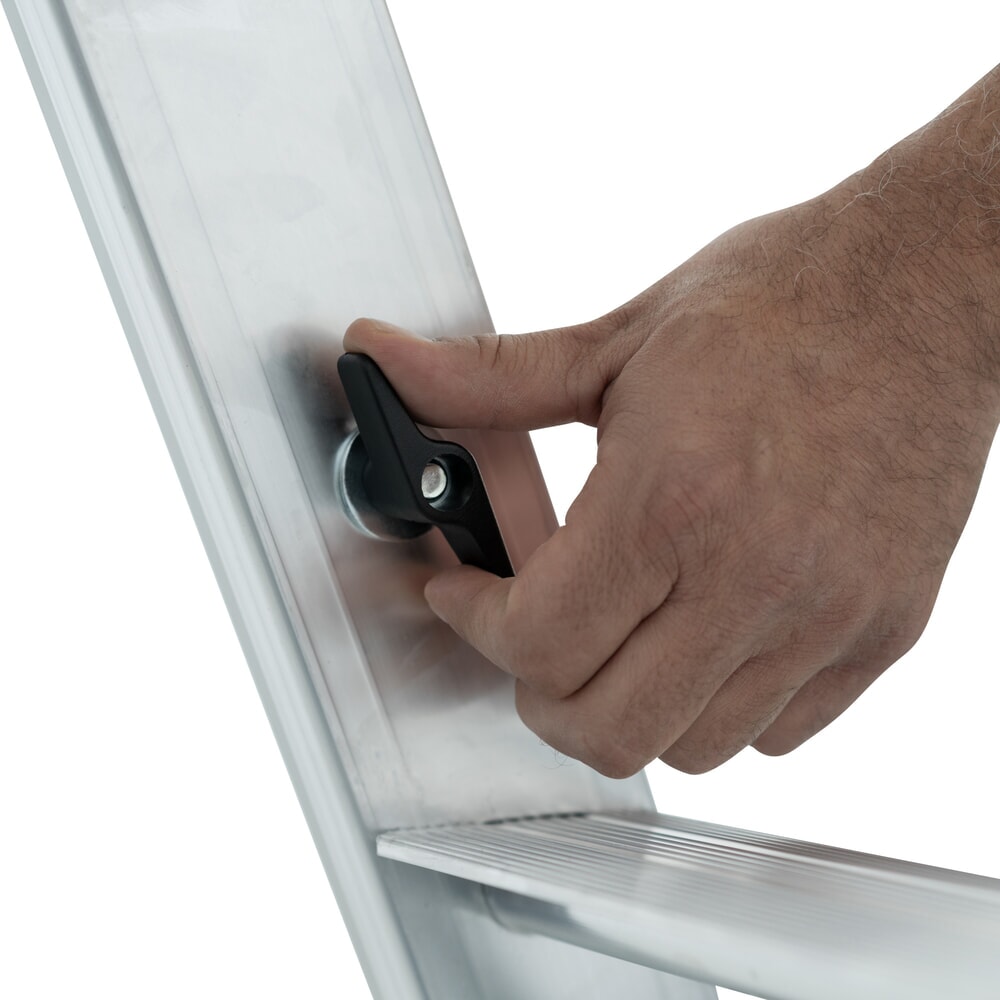 Produktabbildung Nr. 3: KRAUSE® STABILO Teleskopleiter mit Stufen, einseitig begehbar, 7 Stufen