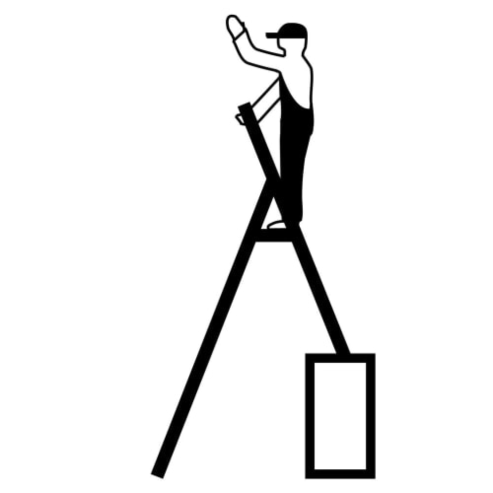 Produktabbildung Nr. 14: KRAUSE® STABILO Teleskopleiter mit Stufen, einseitig begehbar, 7 Stufen