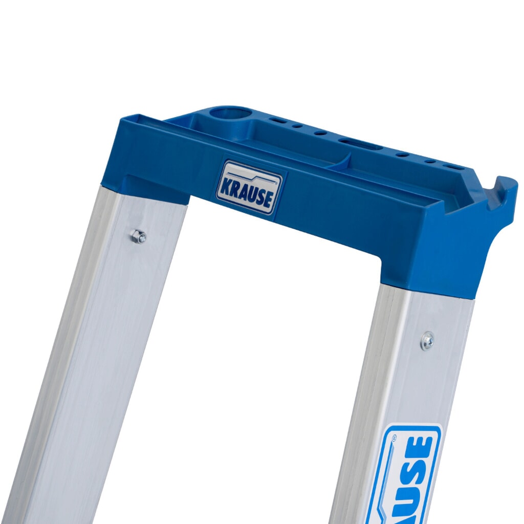 KRAUSE® STABILO Teleskopleiter mit Stufen, einseitig begehbar, 6 Stufen Produktabbildung Nr. 6: KRAUSE® STABILO Teleskopleiter mit Stufen, einseitig begehbar, 6 Stufen