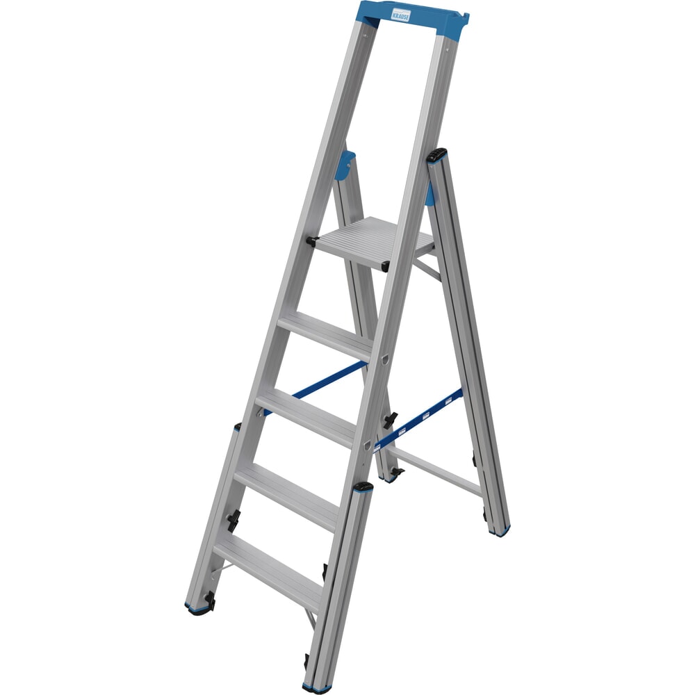 Produktabbildung Nr. 20: KRAUSE® STABILO Teleskopleiter mit Stufen, einseitig begehbar, 5 Stufen
