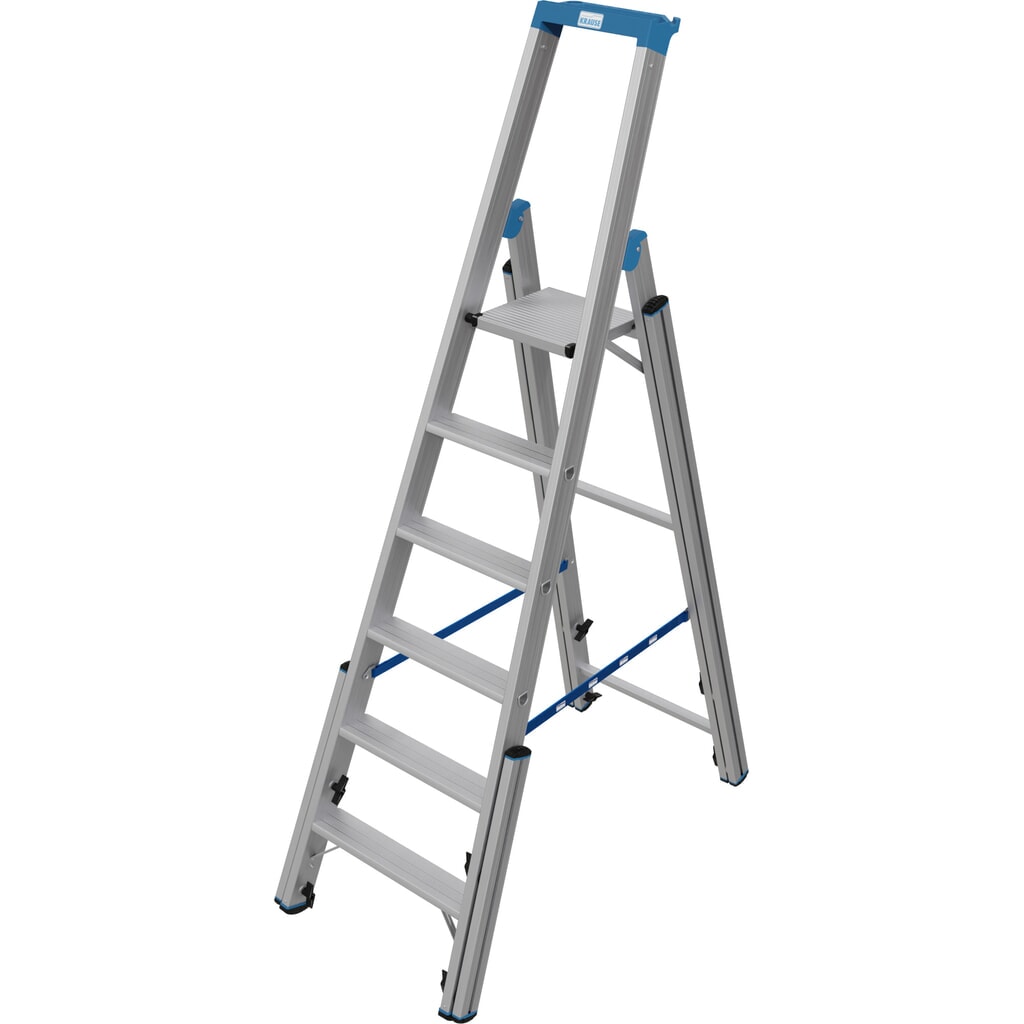 KRAUSE® STABILO Teleskopleiter mit Stufen, einseitig begehbar, 6 Stufen Produktabbildung Nr. 3: KRAUSE® STABILO Teleskopleiter mit Stufen, einseitig begehbar, 6 Stufen