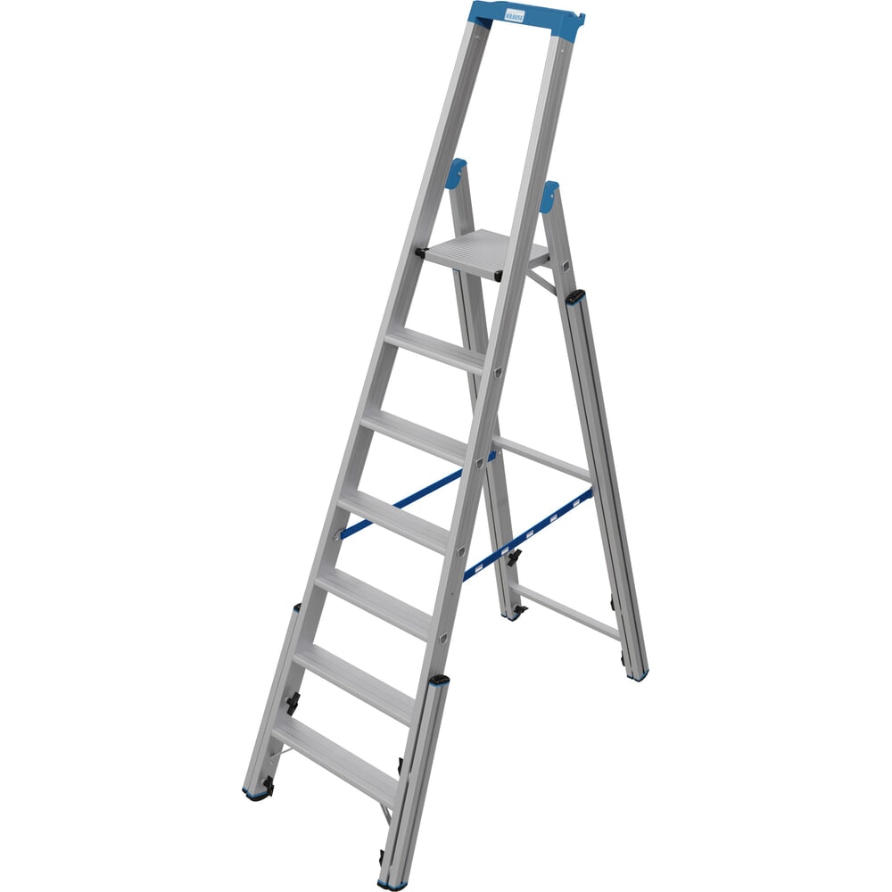 Produktabbildung Nr. 19: KRAUSE® STABILO Teleskopleiter mit Stufen, einseitig begehbar, 7 Stufen