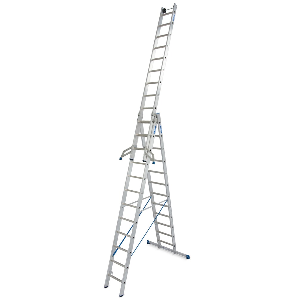 Produktabbildung: KRAUSE® STABILO Vielzweckleiter, 3-teilig, Gesamtlänge 8,60 m