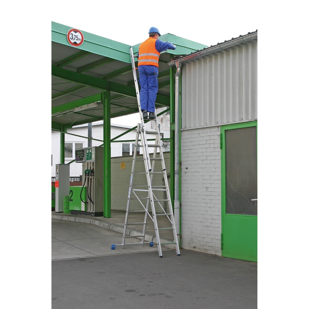 KRAUSE® STABILO Vielzweckleiter, 3-teilig, Gesamtlänge 6,05 m Produktabbildung Nr. 6: KRAUSE® STABILO Vielzweckleiter, 3-teilig, Gesamtlänge 6,05 m