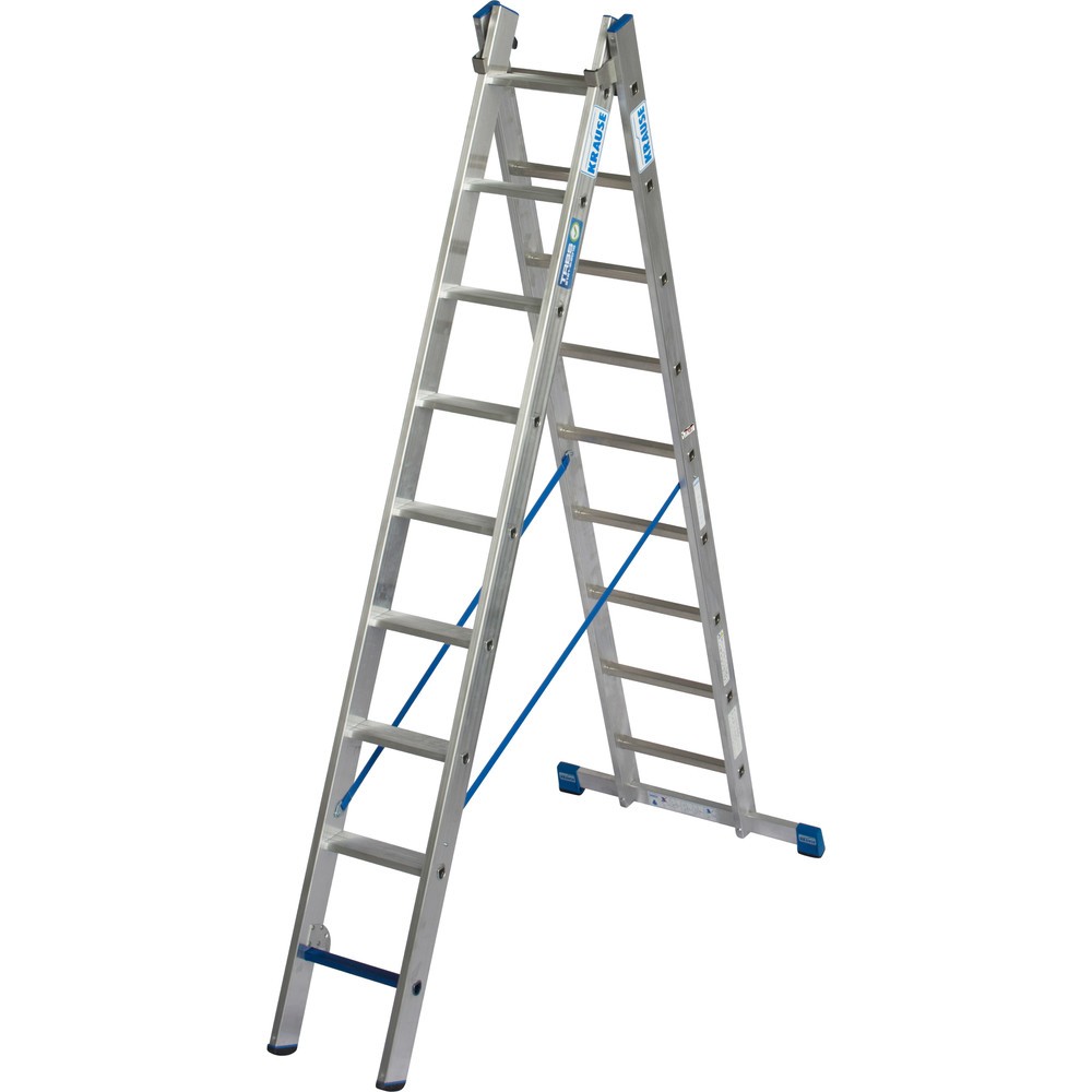 Číslo obrázku produktu 8: KRAUSE univerzální žebřík +S, 2× 9 příček/stupňů