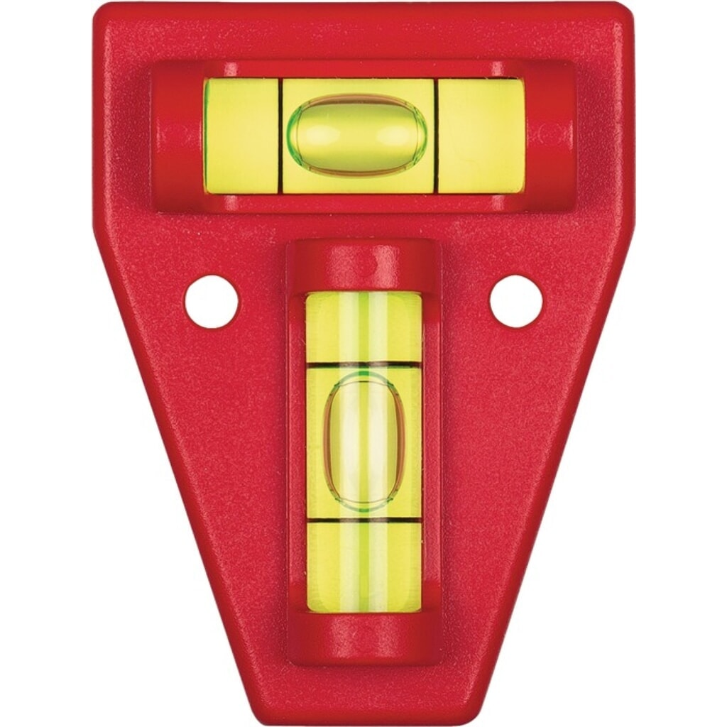 Kreuzwasserwaage 60mm Ku.± 1 mm/m Produktabbildung: Kreuzwasserwaage 60mm Ku.± 1 mm/m