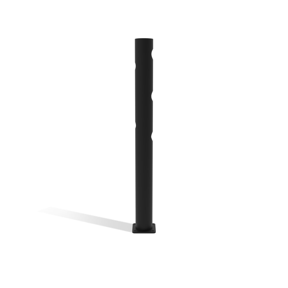 Číslo obrázka výrobku 3: krídlové dvere stredový stĺpik pre bezpečnostné koľajnice „Delta“, Ø 110 mm, výška 1200 mm