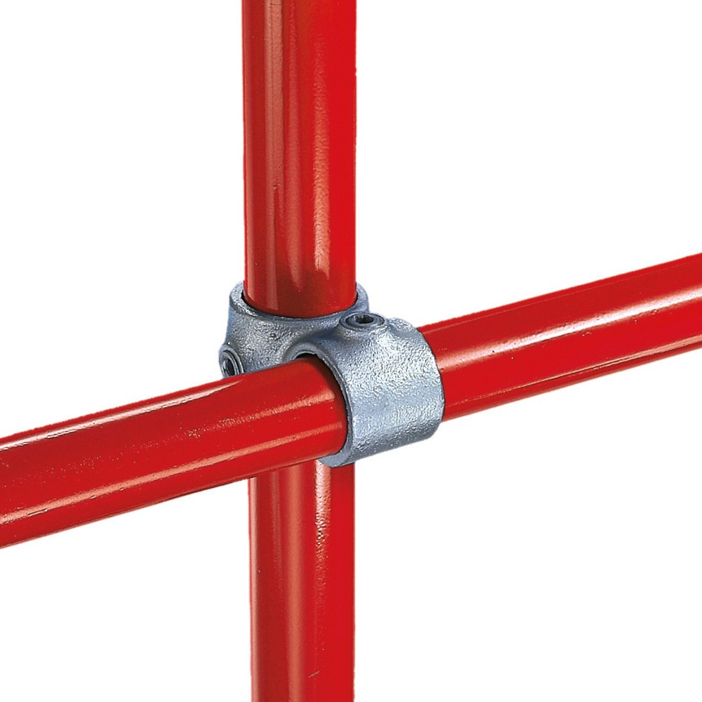 Product afbeelding: Kruisverbinding met 2 doorgangen, buiten-Ø buis 26,9 mm