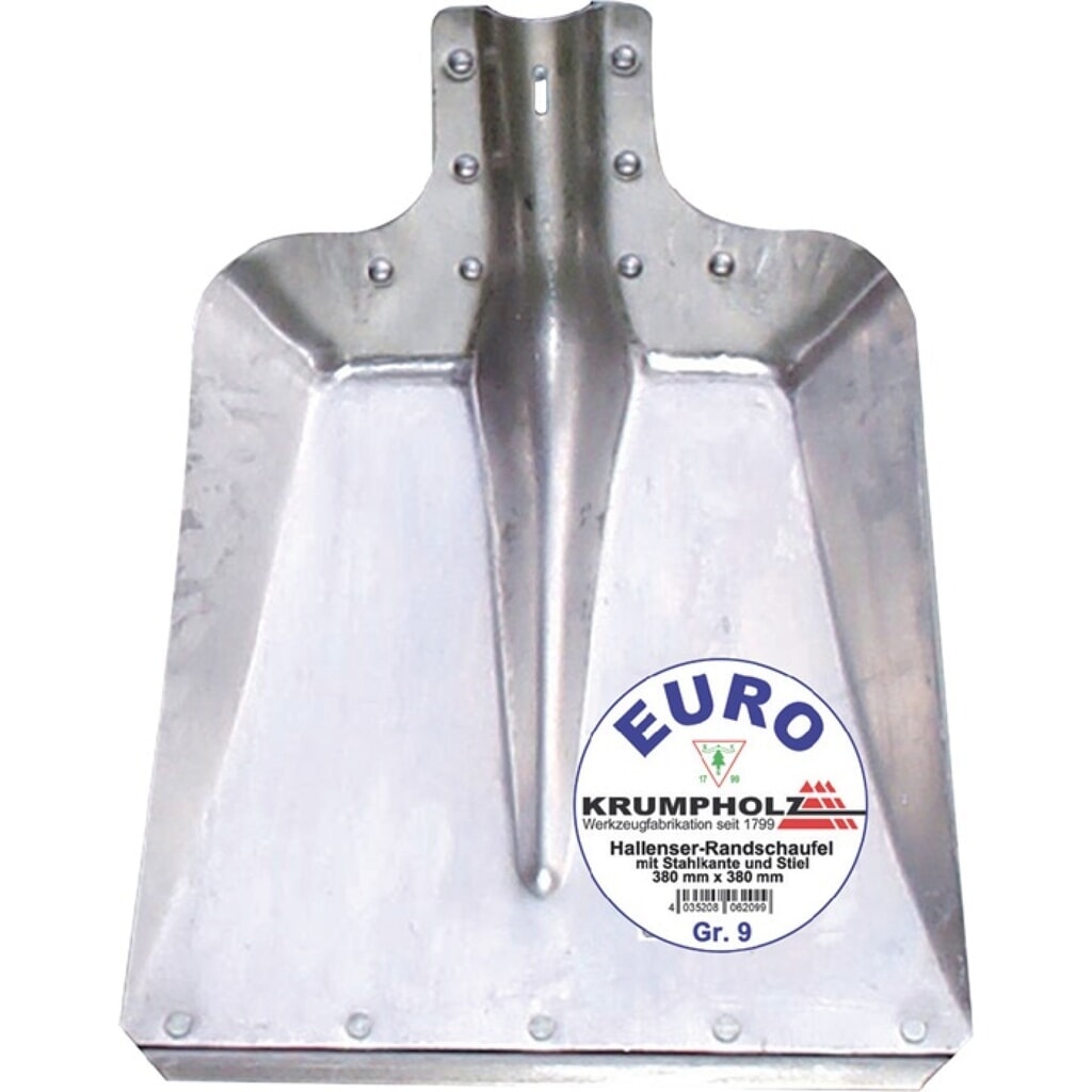 Produktabbildung: KRUMPHOLZ Hallenser Randschaufel FAVORIT Gr.7 340x325mm Aluminiumblech