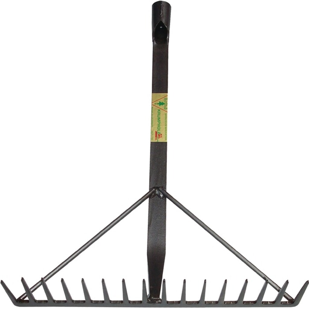 KRUMPHOLZ Teerrechen B.410mm Anz.Zinken 16 G.1700g Produktabbildung: KRUMPHOLZ Teerrechen B.410mm Anz.Zinken 16 G.1700g