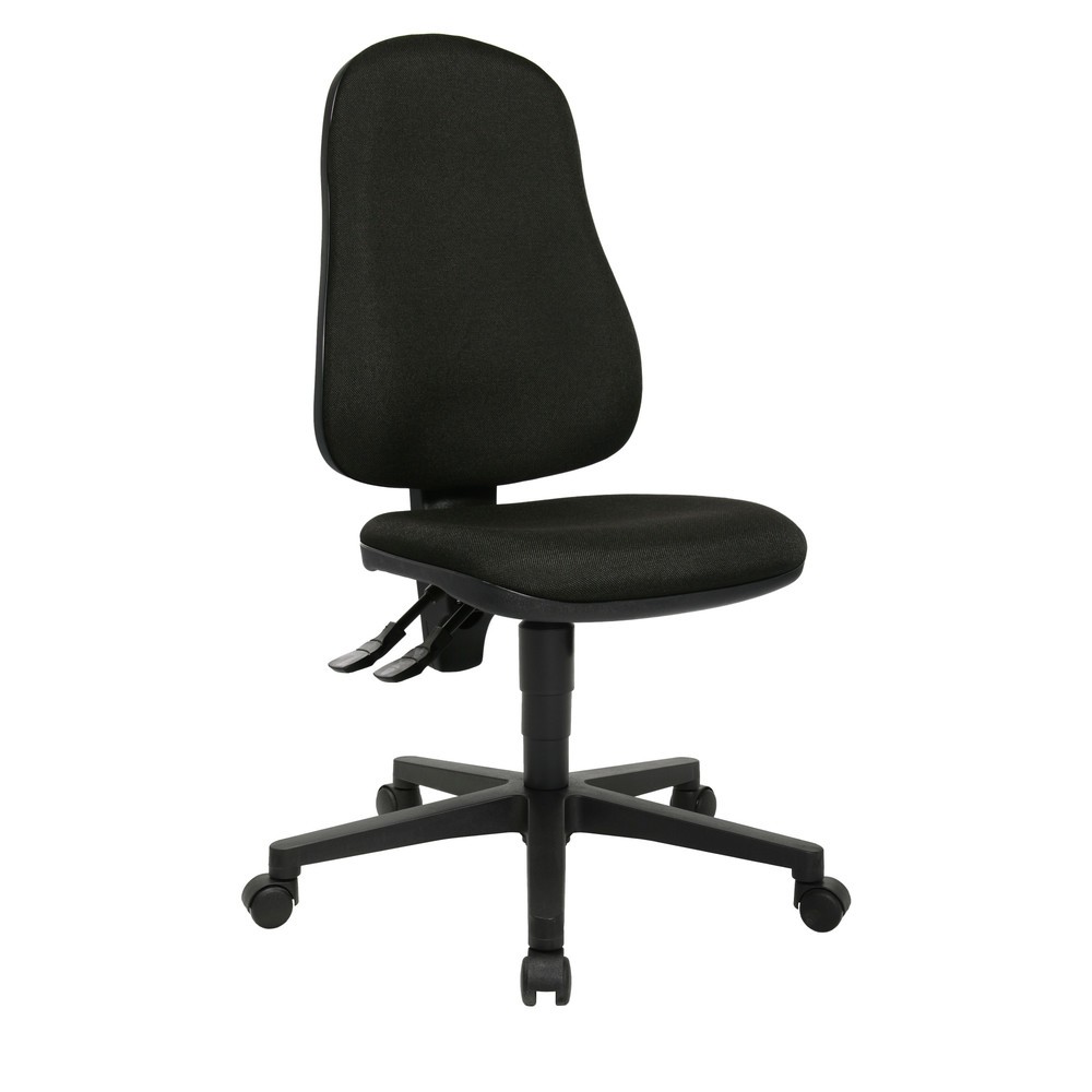 Zdjęcie produktu nr 2: Krzesło biurowe obrotowe Topstar® Point 60, siedzisko z muldą, kolor czarny