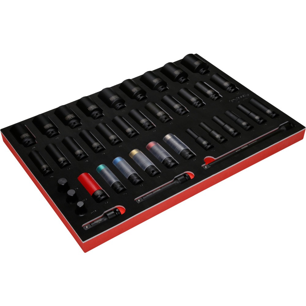 Produktabbildung Nr. 5: KS TOOLS 1/2'' Kraft-Stecknuss-Satz in Schaumstoffeinlage, 39-tlg