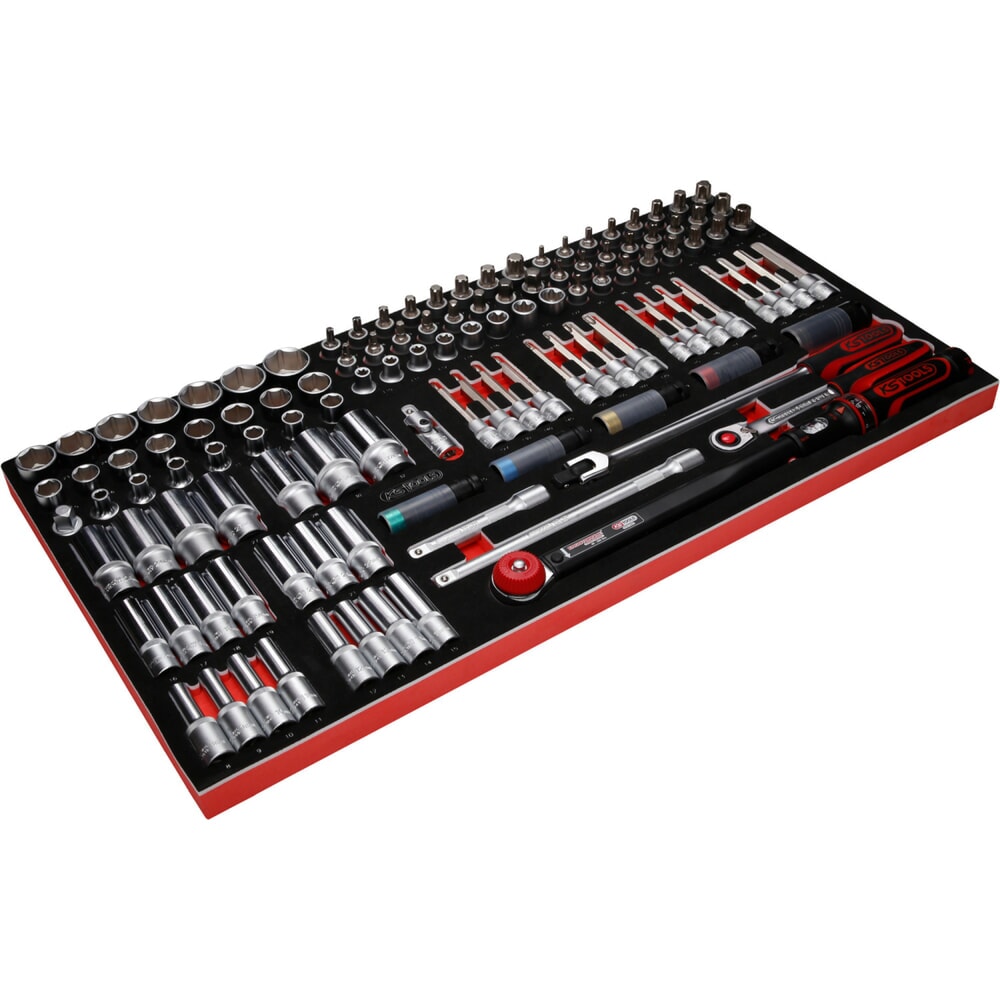 Produktabbildung Nr. 2: KS TOOLS 1/2'' Steckschlüssel-Satz in Schaumstoffeinlage, 120-tlg