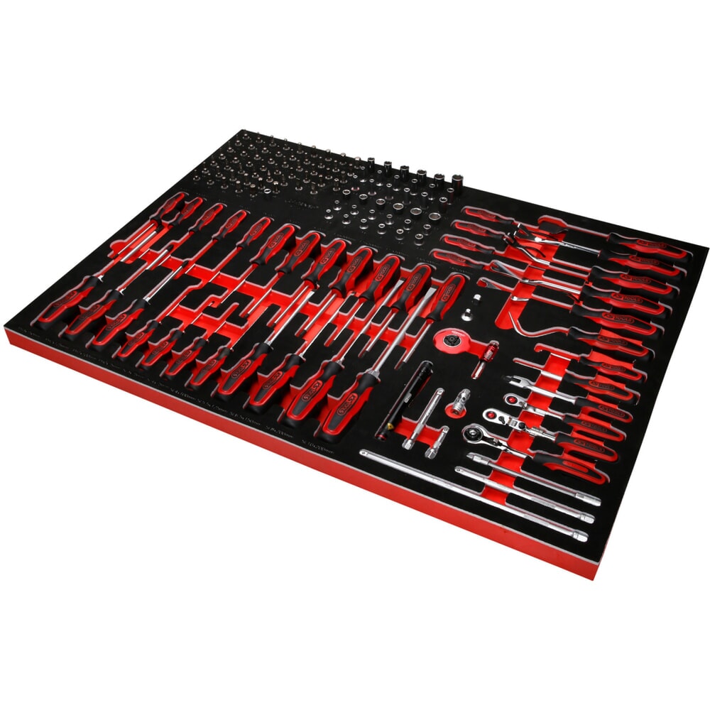 Produktabbildung Nr. 2: KS TOOLS 1/4'' Steckschlüssel- / und Schraubendreher-Satz in Schaumstoffeinlage, 142-tlg