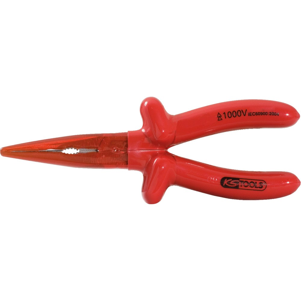 Produktabbildung Nr. 2: KS TOOLS 1000V Flachrundzange beschichteter Arbeitskopf 200mm