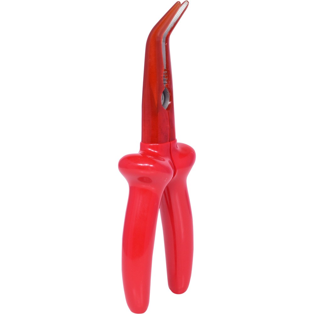 Produktabbildung Nr. 3: KS TOOLS 1000V Flachrundzange, beschichteter Arbeitskopf, gebogen, 200mm