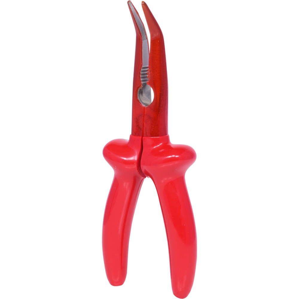Produktabbildung Nr. 4: KS TOOLS 1000V Flachrundzange, beschichteter Arbeitskopf, gebogen, 200mm