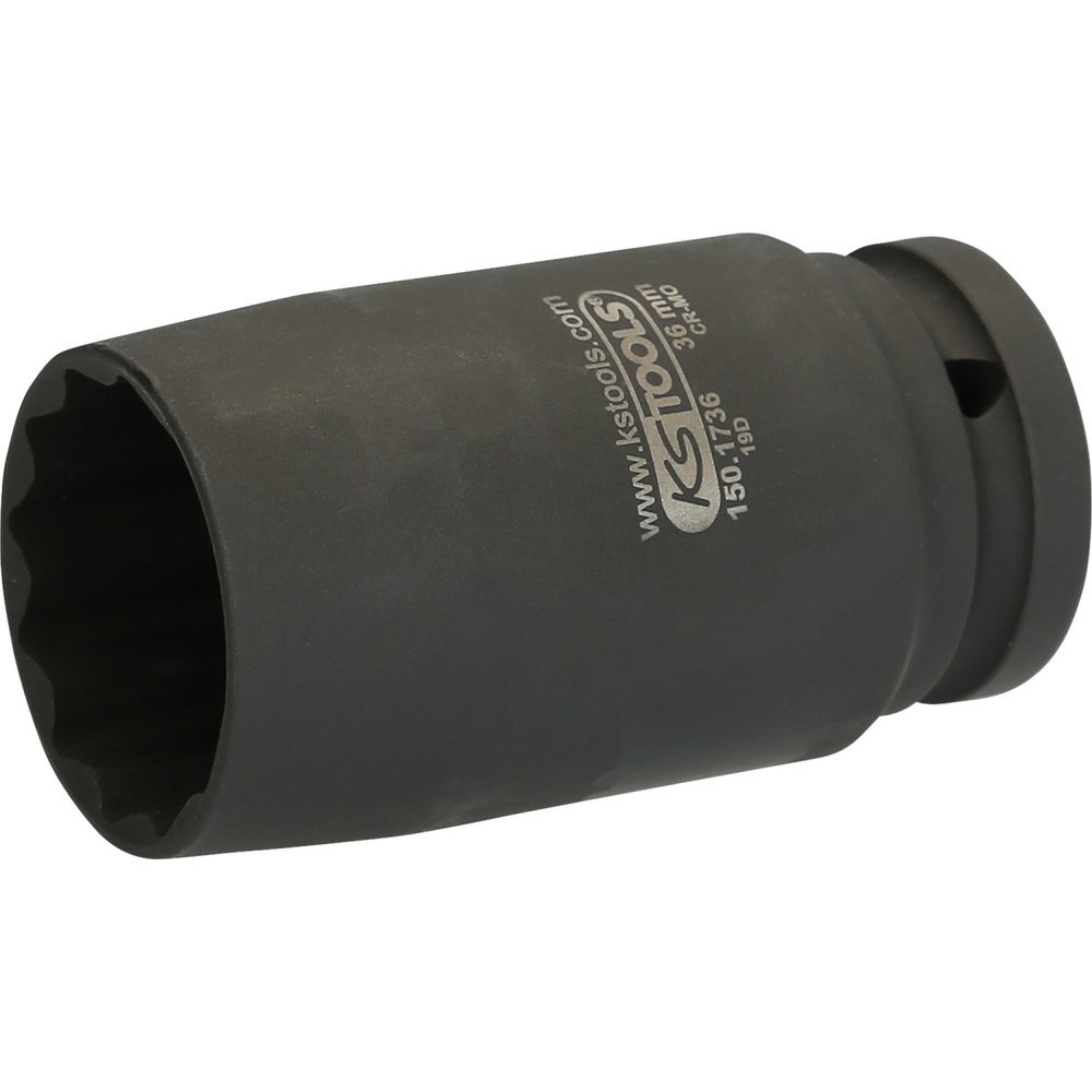 Produktabbildung Nr. 1: KS TOOLS 3/4" 12-kant-Antriebswellen-Kraftstecknuss, dünnwandig, 36mm