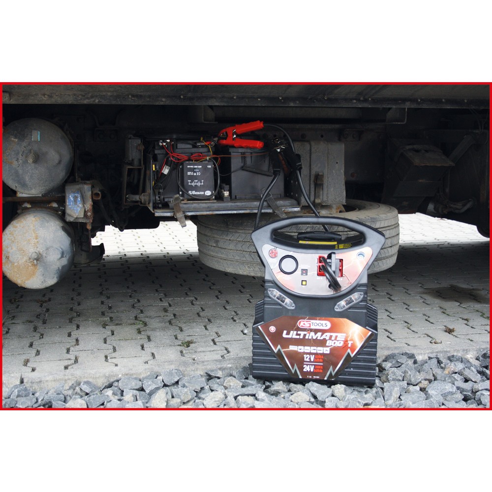 Produktabbildung Nr. 2: KS TOOLS 12 V + 24 V Batterie-Booster, mobiles Starthilfegerät 2340 A