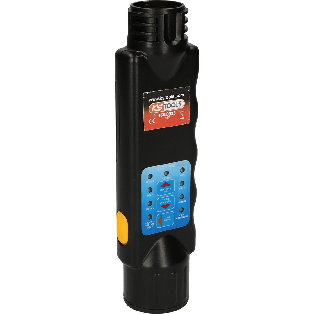 Produktabbildung Nr. 1: KS TOOLS 12V Zugwagentester / Prüfgerät für Anhängersteckdosen 13-polig