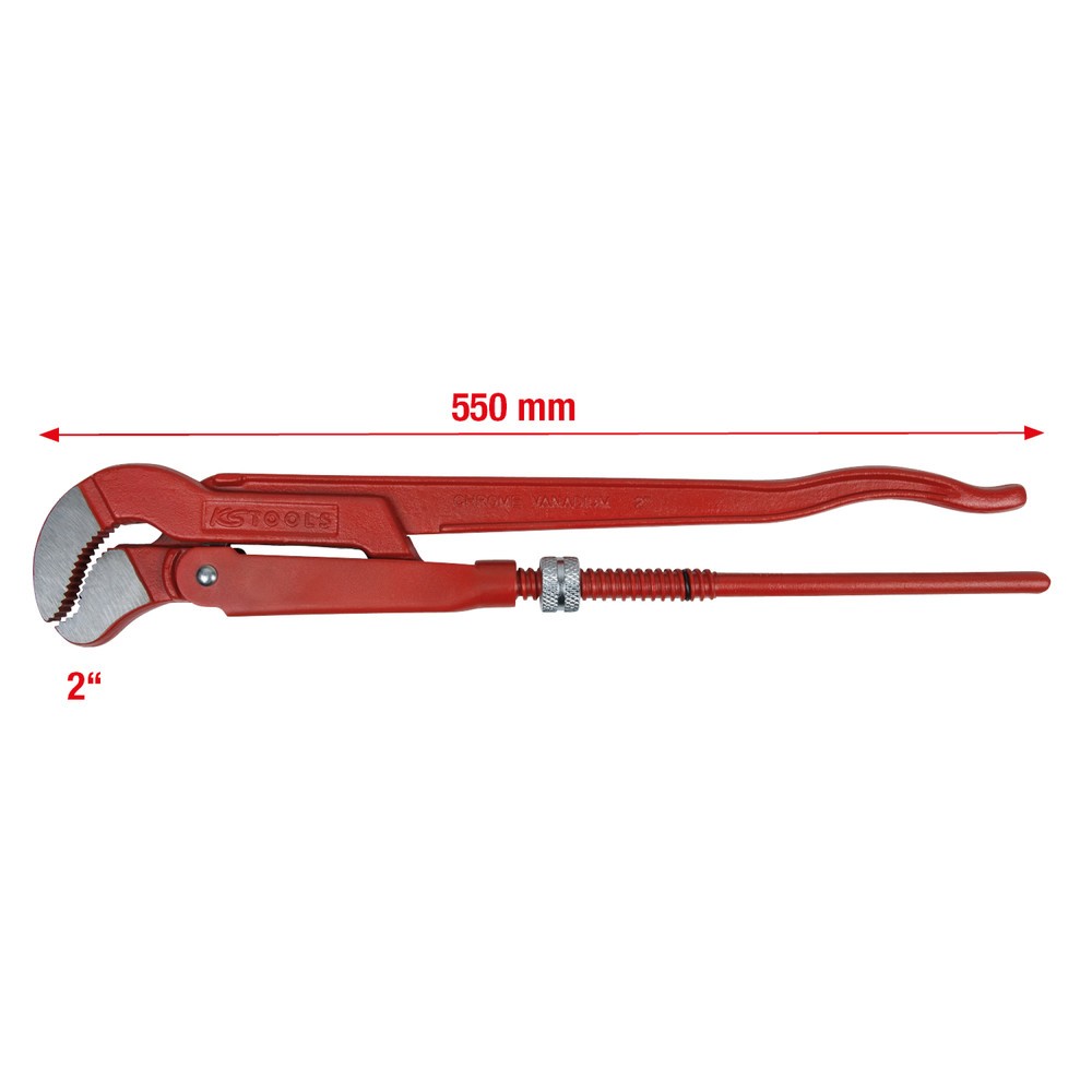 Produktabbildung Nr. 4: KS TOOLS 45° gewinkelte Eckrohrzange, 2''