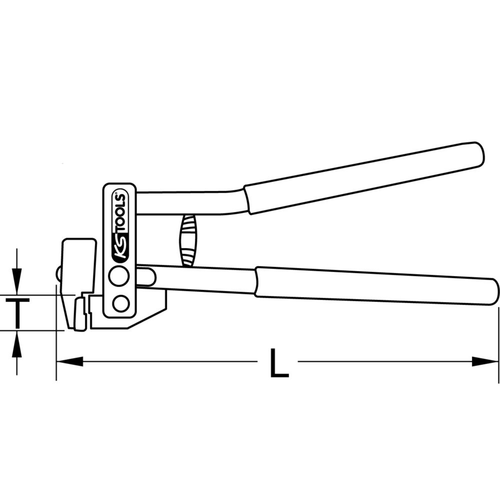 Produktabbildung Nr. 5: KS TOOLS Absetzzange, 280mm