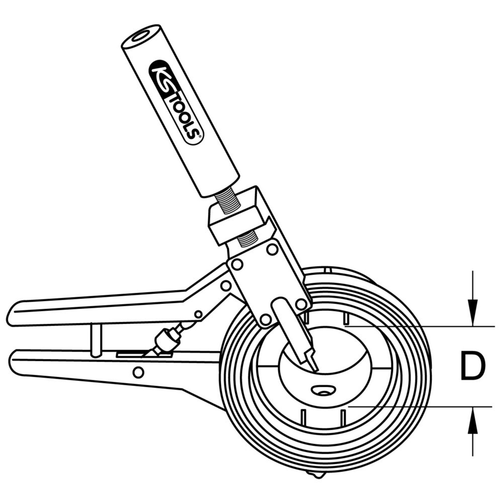 Produktabbildung Nr. 1: KS TOOLS Abstech- und Anfasgrundgerät 110 mm