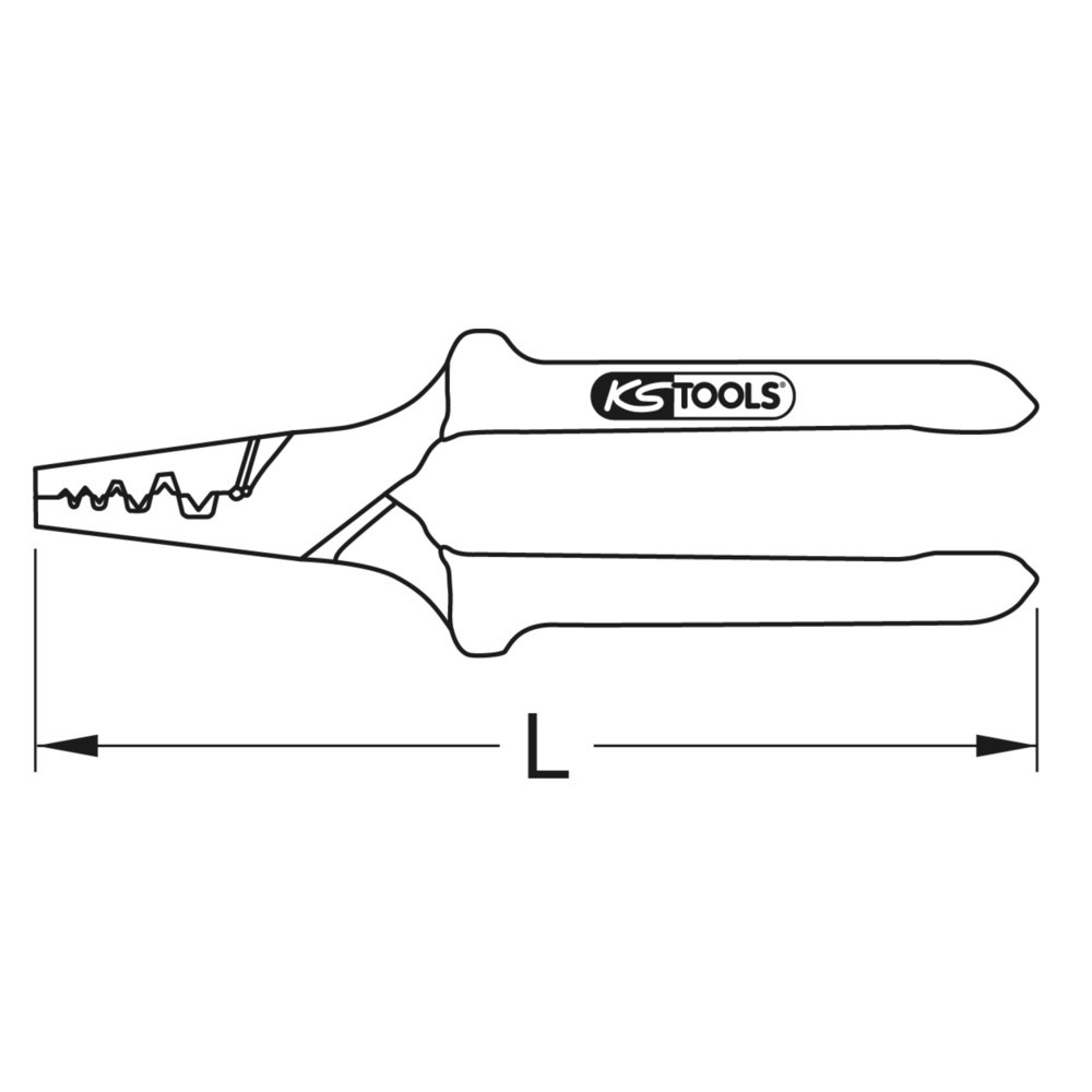 Produktabbildung Nr. 6: KS TOOLS Aderendhülsenzange, 0,5-16,0mm