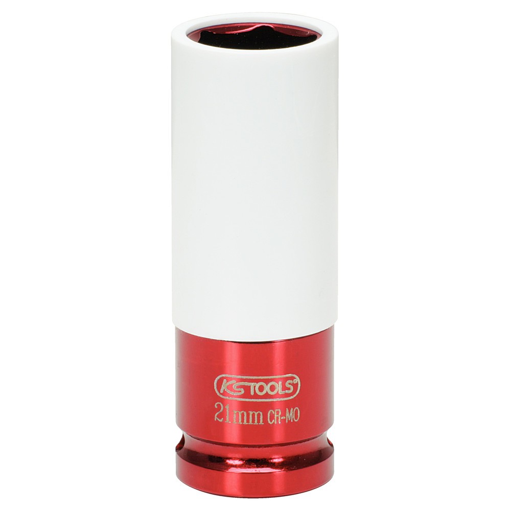 Produktabbildung Nr. 3: KS TOOLS 1/2" Alu-Felgen Kraft-Stecknuss, lang, 21mm