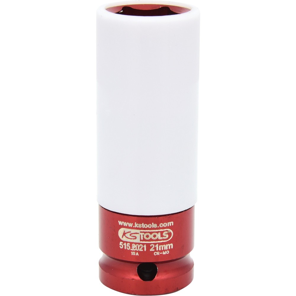 Produktabbildung Nr. 7: KS TOOLS 1/2" Alu-Felgen Kraft-Stecknuss, lang, 21mm