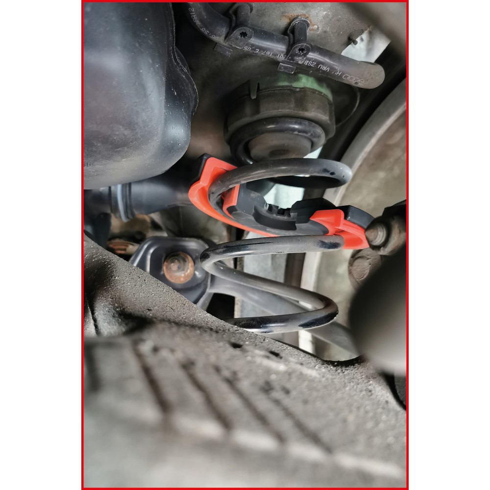 Produktabbildung Nr. 2: KS TOOLS Audi und Seat Teleskop-Centerspanner-Satz für innenliegende Federn, 11-tlg