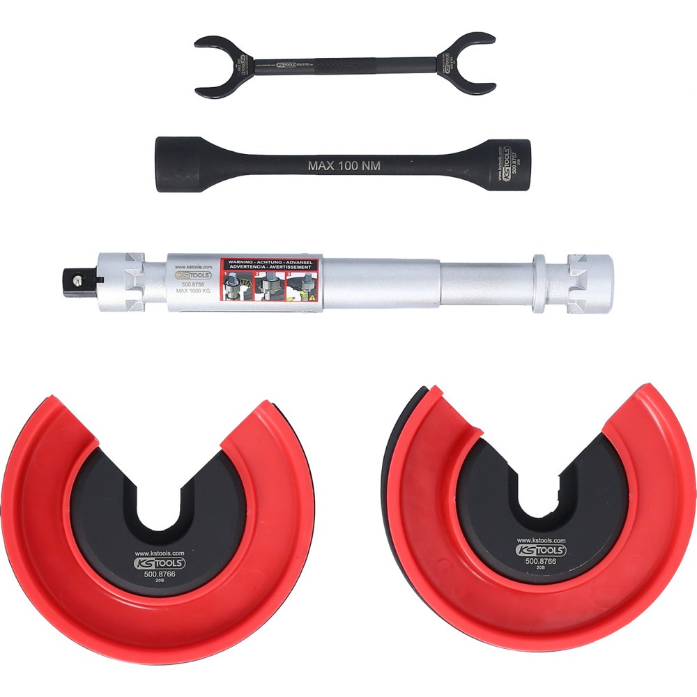 Produktabbildung Nr. 9: KS TOOLS Audi und Seat Teleskop-Centerspanner-Satz für innenliegende Federn, 11-tlg