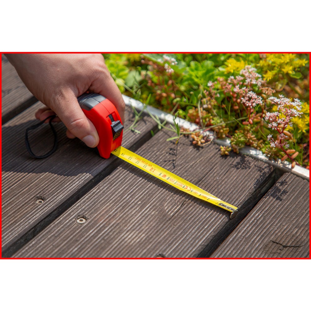 Produktabbildung Nr. 3: KS TOOLS Bandmaß mit Feststeller,schwarz-rot, 3m