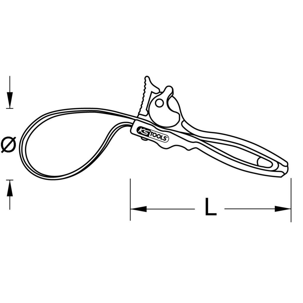 Produktabbildung Nr. 1: KS TOOLS Bandschlüssel, Ø 140mm