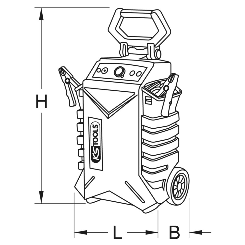 Produktabbildung Nr. 11: KS TOOLS Booster 12/24 V, 3400 A