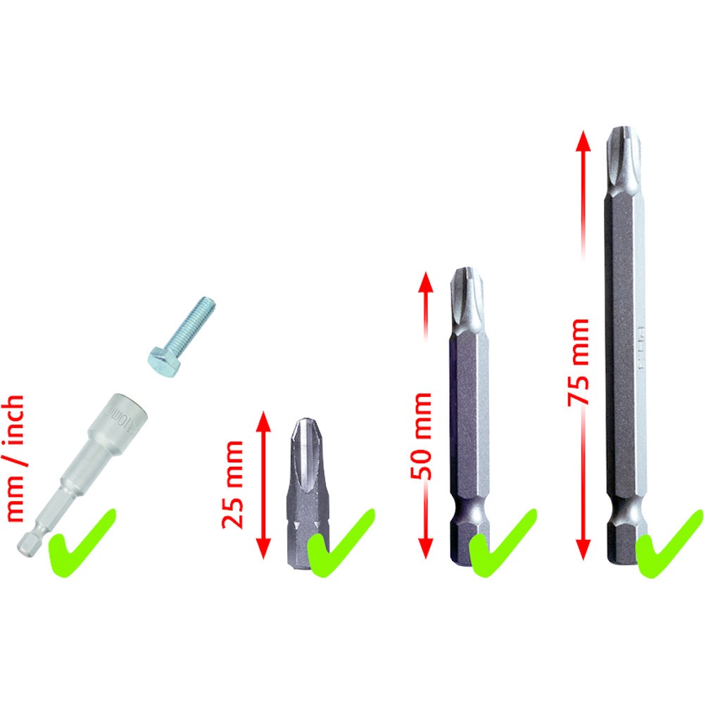 Produktabbildung Nr. 2: KS TOOLS 1/4" Bit-Satz, 208-tlg