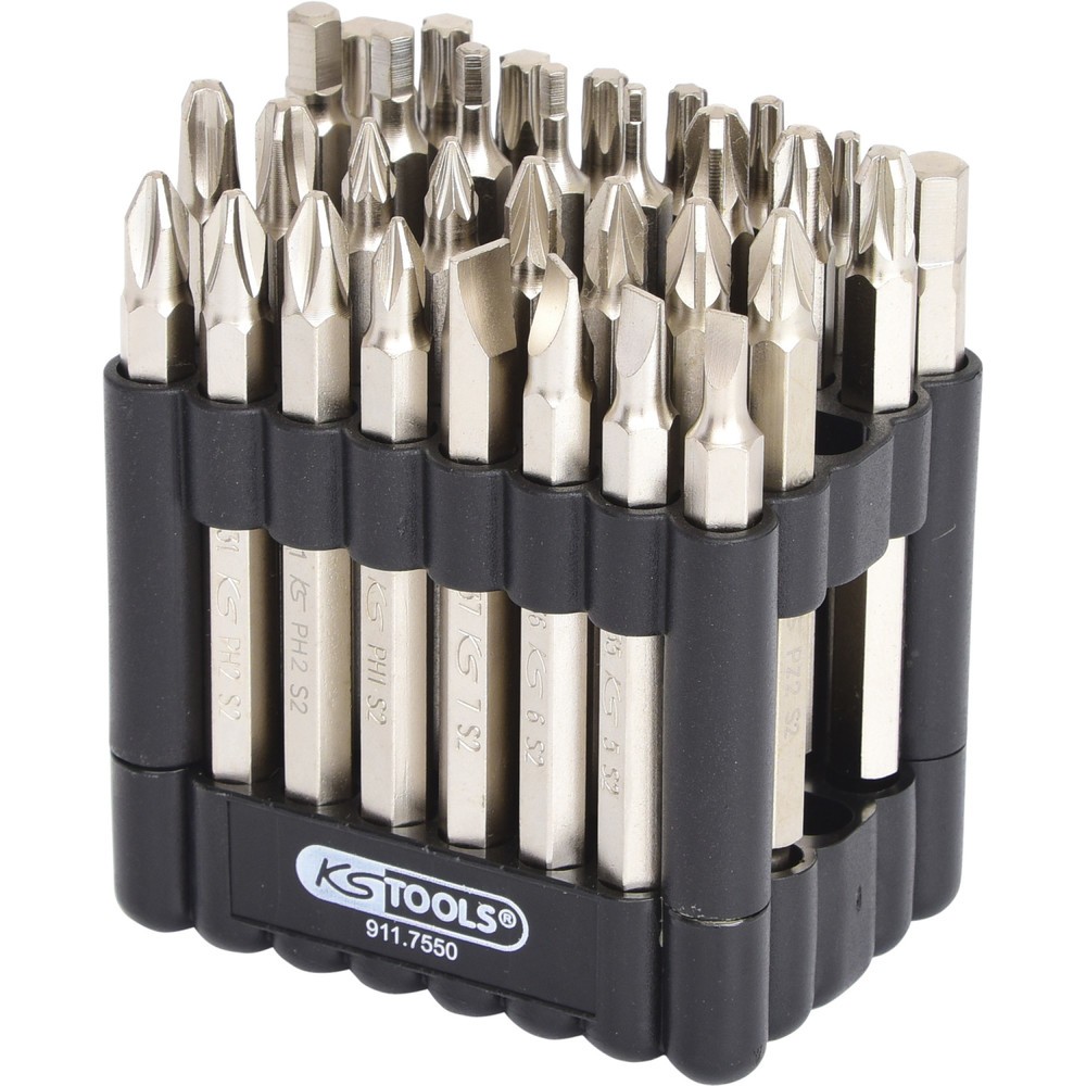 Produktabbildung: KS TOOLS 1/4" Bit-Satz, 75mm, 32-tlg