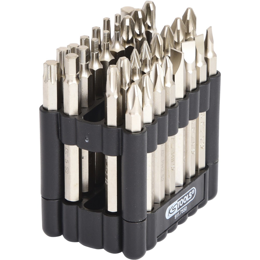 Produktabbildung Nr. 4: KS TOOLS 1/4" Bit-Satz, 75mm, 32-tlg